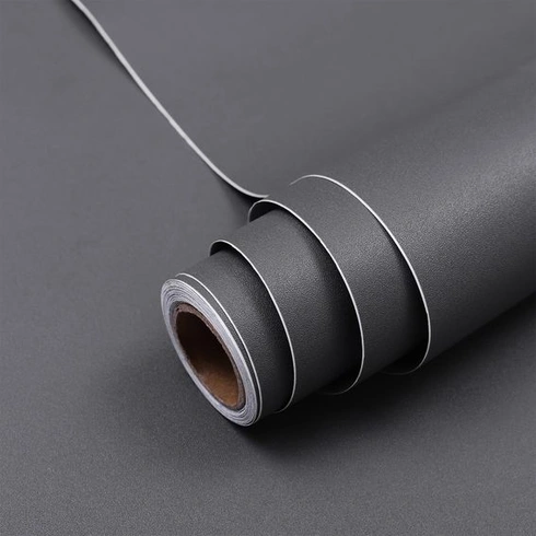 Hode Adhesive Film Šedá Nábytková fólie Matná 40x300cm na Nábytek Nástěnné skříňky Psací stůl