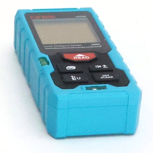 Laserový merač Kiprim LD50E modrý
