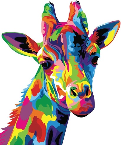 Malování podle čísel Fuumuui ZXF žirafa