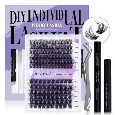 Wendy Lashes Lash Extensions Set Wimpern Extensions Set Wimpern Extensions Kit Sada predlžovania