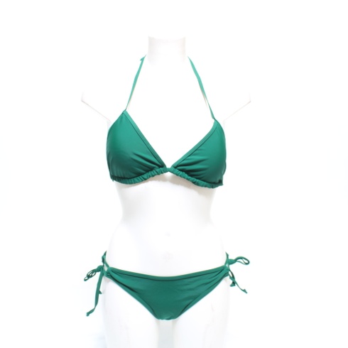 Dámske jednodielne plavky Durio zelené S