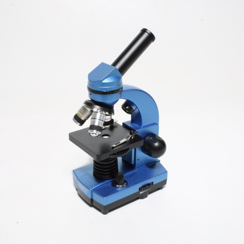 Mikroskop Emarth MIC-BLUE, modrý, 52 dielov