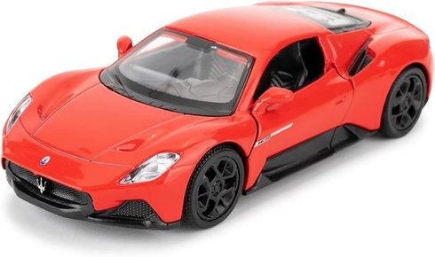 Imtfzct 1/36 Toyota Supra Modellauto – Mit Pull-Back Funktion, Türen öffnen, Rot