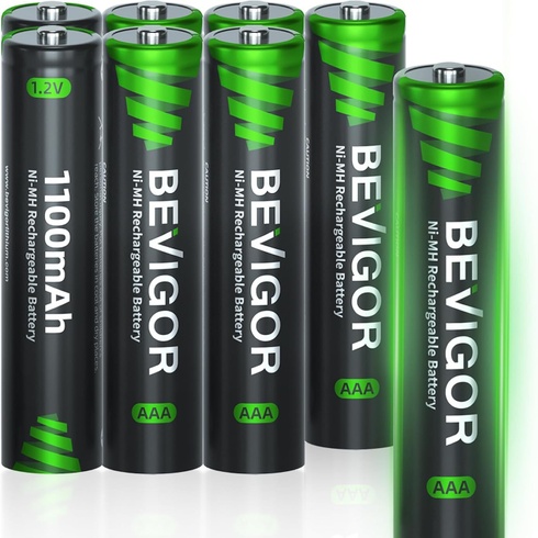 Dobíjacie batérie Bevigor AAA 1100 mAh 8 ks