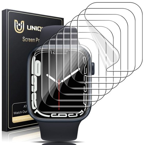 UniqueMe [balení 8 ks] Fólie pro Apple Watch Series 6/5/4/SE/SE 2022 40mm ochranná fólie,