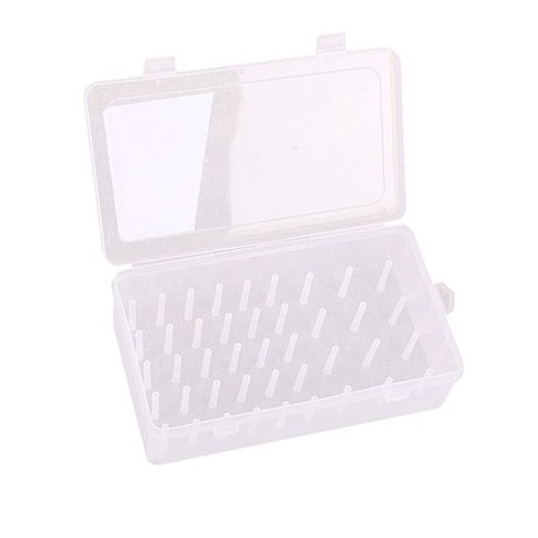 Úložný box na šijacie nite, prázdny úložný box na cievky, box na triedenie šijacích nití pre 42 cievky nití,