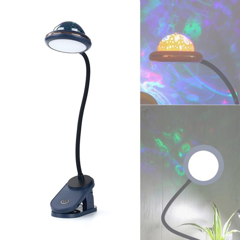 LED lampička ACMHNC s nočnou oblohou modrá