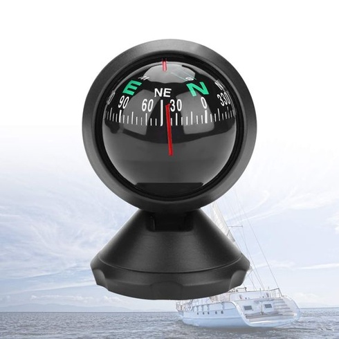 Yosoo Health Gear Autokompas, Marine Compass, Nastaviteľný elektronický kompas pre lodnú navigáciu,