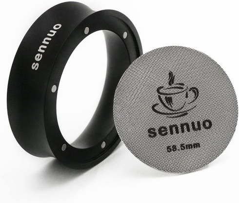 Krúžok na dávkovanie kávy 58 mm a 58,5 mm sitko na puk, hliníkový kovový lievik na espresso Presné
