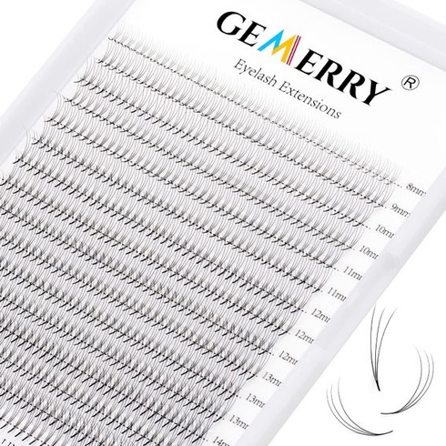 GEMERRY Big Box 3D 5D Ready Fan Volume Lashes (8-15 mm mix, 3D-0,10-C natočenie)