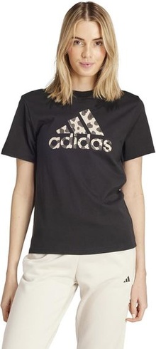 adidas Dámské tričko s grafikou Animal, černé, L