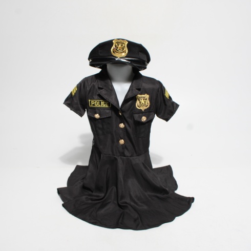 Dívčí kostým Policajtka Mrsclaus