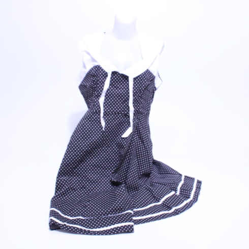 Vintage šaty bodkované Axoe