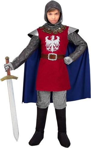 Detský kostým rytier, princ, kráľ, stredovek