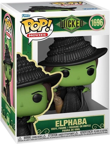 Funko Pop! Filmy: Wicked – Elphaba – Vinylová sběratelská figurka – Nápad na dárek – Oficiální