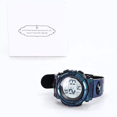 Modré lesklé hodinky BEN NEVIS L6606 
