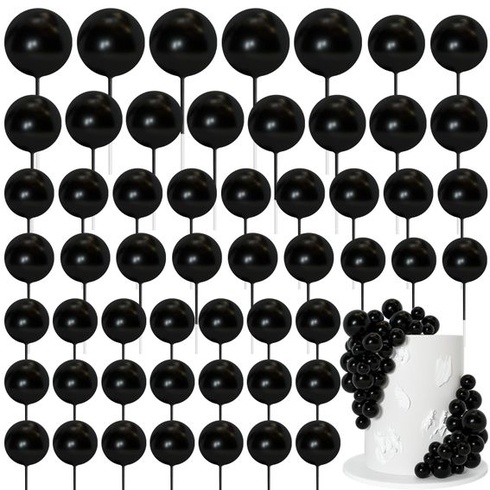 Bouiexye Pack of 75 Cake Topper Dekorácie Dekorácie na tortu Guličky Dekorácie Dekorácie na tortu pre