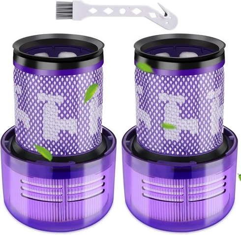 Rebirthcare 2dielne balenie filtrov V12 pre Dy.son V12 Detect Slim Absolute Extra Pro Plus Motorhead