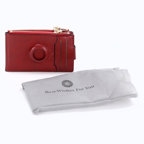 Dámská mini peněženka, červená