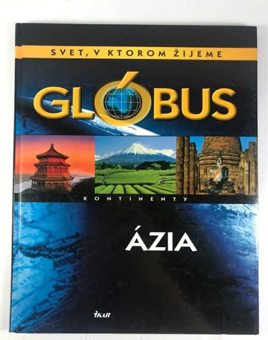 Glóbus-Ázia kontinenty