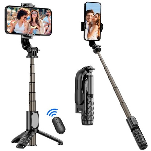 Selfie Stick stativ, 360° otočný stativ pro mobilní telefon vyrobený z hliníku Rozšiřitelná selfie