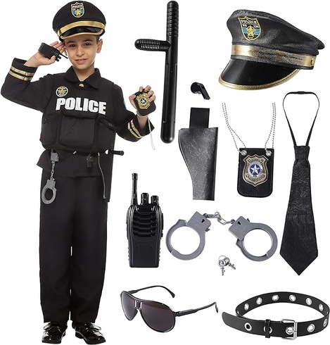 Detský kostým Spooktacular Polícia vel.146