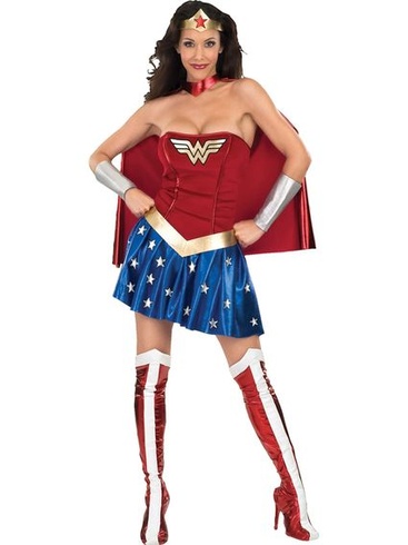 Oficiálny dámsky kostým pre dospelých Wonder Woman Rubie, veľkosť XS
