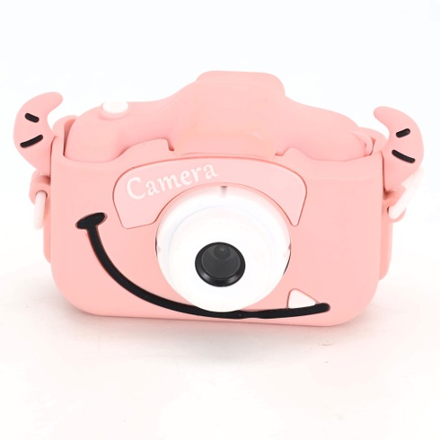 Dětský fotoaparát Grepro růžový 1080P