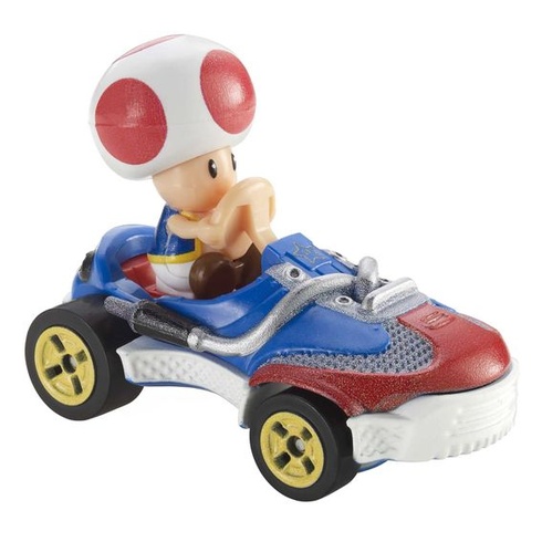 Hot Wheels GBG30 - Mario Kart Replika 1:64 litá ropucha, hračka pro děti od 3 let