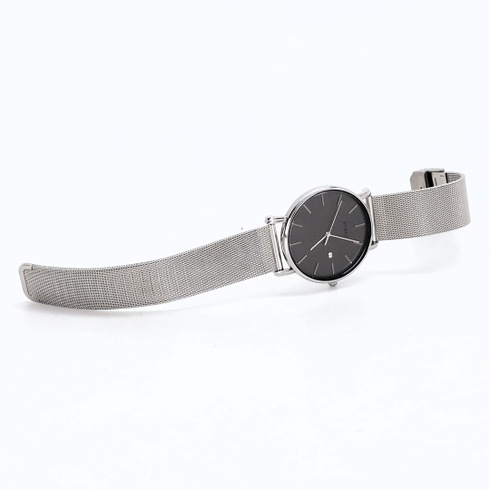 Ultra tenké hodinky BUREI, šedé