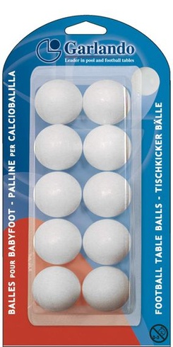 Garlando Unisex štandardné futbalové lopty, 33,1 mm, Farba: Biela