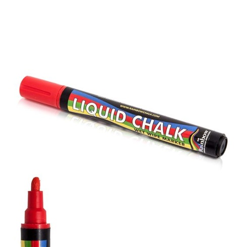 Kreidemarker Liquid Chalk Marker Pen Rot - hrot na kulku 5 mm