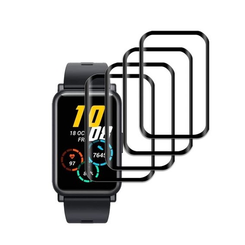 [Pack of 4] Kompatibilní s ochranou displeje HONOR Watch ES, tvrdost 9H, 3D zakřivená fólie z