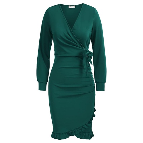 Dámské šaty LIUMILAC, vel. XL, zelené