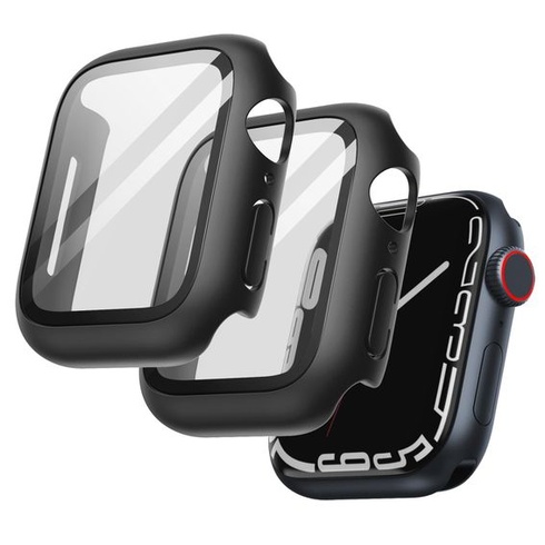 Pouzdro JETech s ochranou obrazovky kompatibilní s Apple Watch Series 9 8 7 41 mm, celkové ochranné