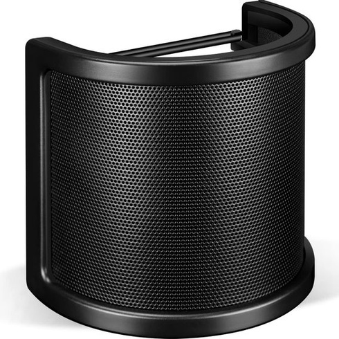 Ochrana proti prasknutí mikrofonu, Aokeo Mic Pop Filter s pěnovou vrstvou čelní sklo ochrana proti