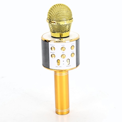 Karaoke zlatý mikrofon Tikimoon