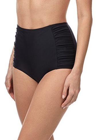 Dámské bikini kalhotky Merry Style MS10-119 Bikiny Bottoms Tummy Control Effect (Černá (9240), 42)