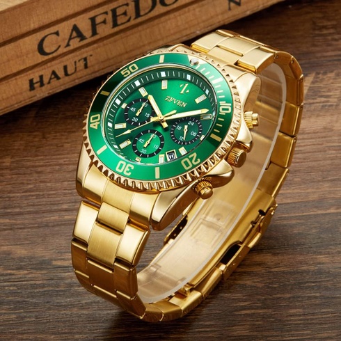 Pánské hodinky Zfven Gent zelené
