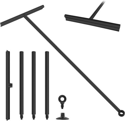 BROTOU stierka do sprchy, 24-89cm nastaviteľná protišmyková silikónová stierka sprchová široká,