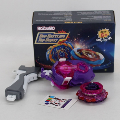 Hozuumo Bey Toupie Bay Blade Burst Turbo Combinaison, Avec Metal Fu Lanceur Jouets Classiques Enfants Cadeau B 173 01 Amz B09