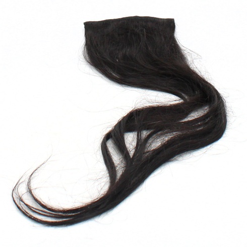 Vlasový příčesek černý 58 cm