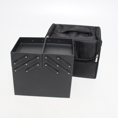 Kozmetický kufrík Adoraland čierny