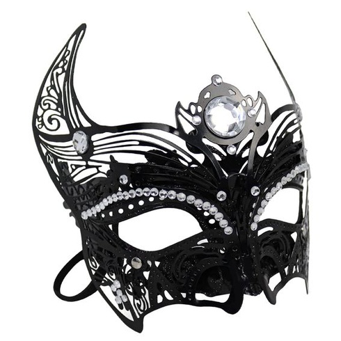 SINSEN benátská maska pro muže ženy, luxusní maškarní masky Módní párty PVC maska Halloween
