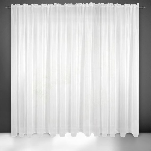Záclona Eurofirany voál 400x250cm biela 1ks