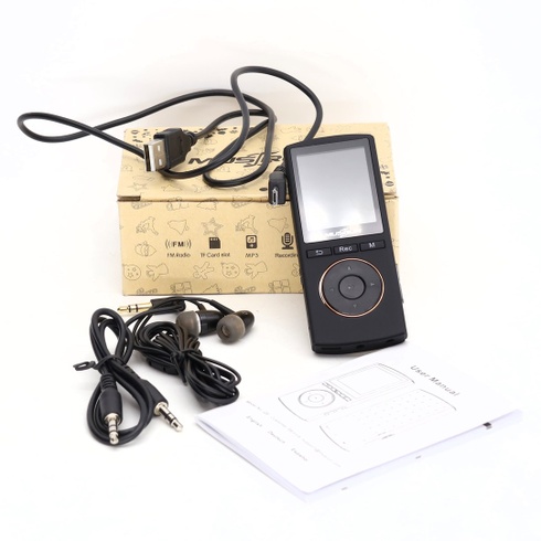 MP3 přehrávač MUSRUN Q8 černý