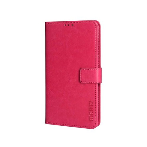 púzdro coque 1SE 2020, kožená flip peňaženka so slotom na kartu pre Alcatel 1SE 2020 (ružová)