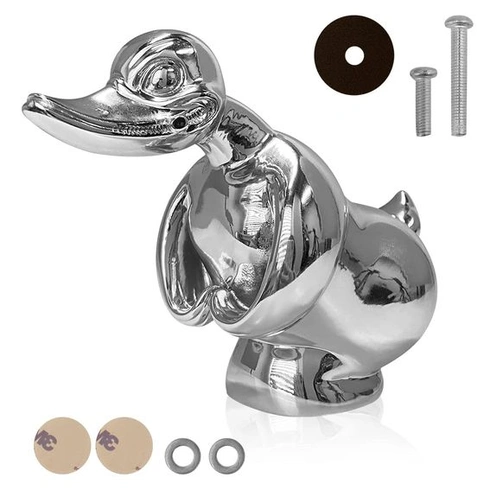 CJBIN Ozdoba na radiátor Angry Duck, Ornament na radiátor Angry Gumová kachnička, Ornament na