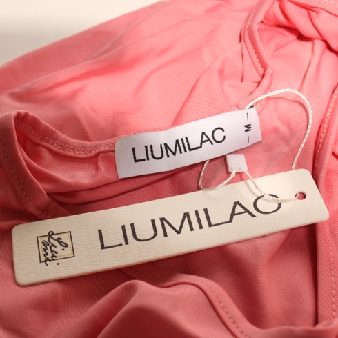 Dámské šaty LIUMILAC růžové vel. M