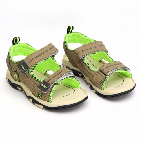 Dětské sandály HSNA vel. 29 EU zelené